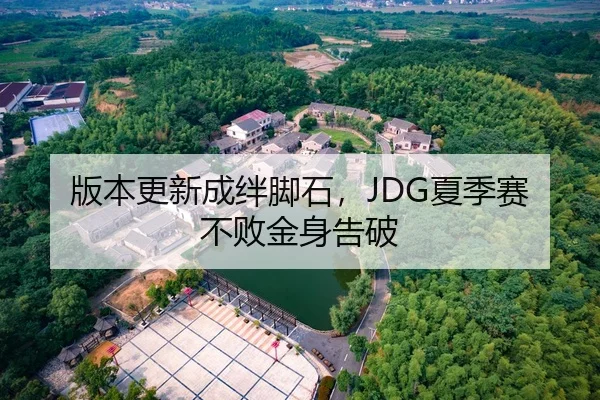 版本更新成绊脚石，JDG夏季赛不败金身告破